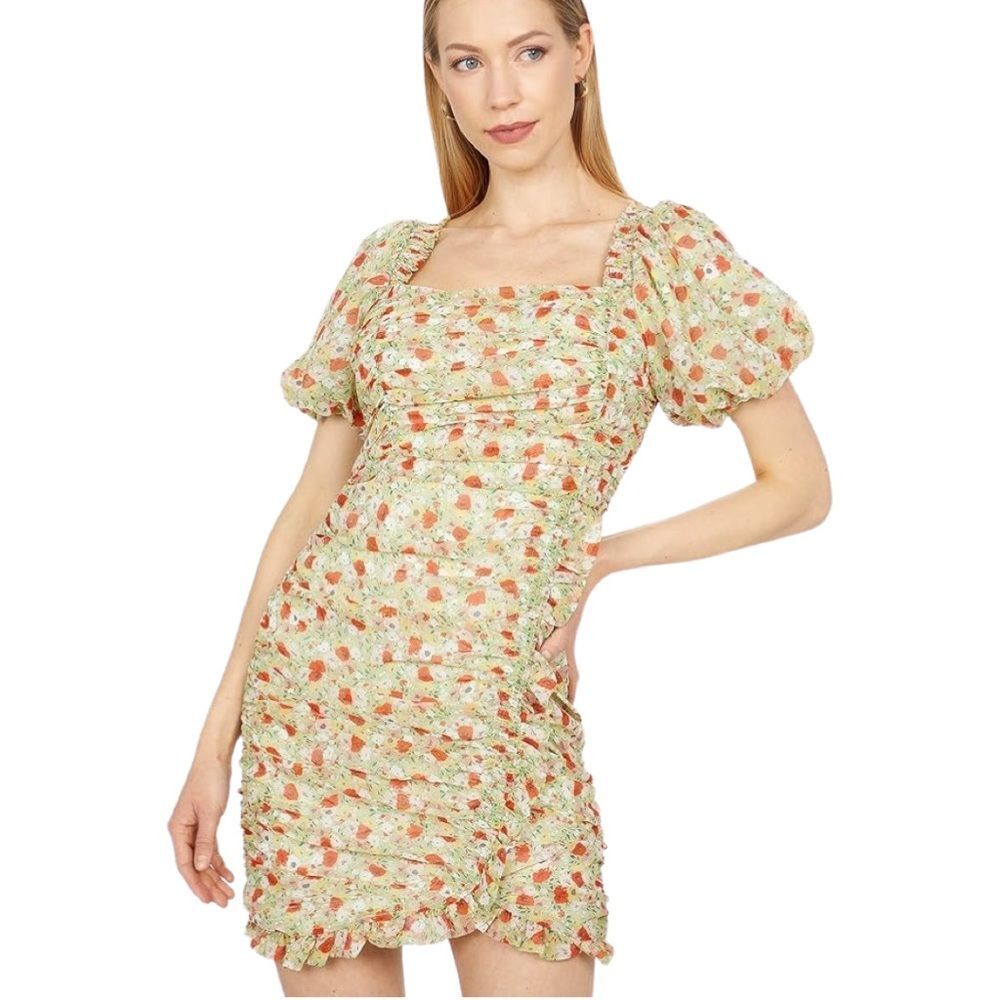 ASTR NWOT Julianna Faux Wrap Party Dress